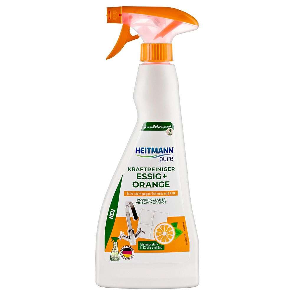 HEITMANN Çok Amaçlı Güçlü Sirke katkılı Portakal parfümlü Yüzey Temizleyici 500 ml